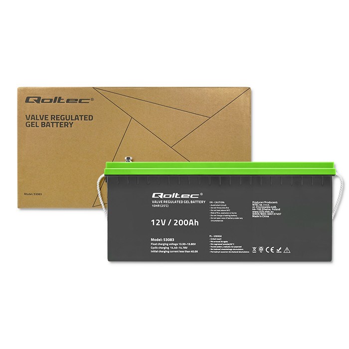 Qoltec 53083 Gel battery | 12V