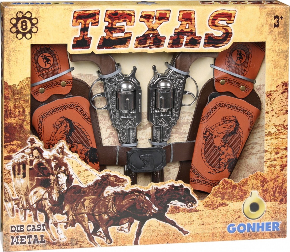 Pulio Cowboy set 2 revolvers with