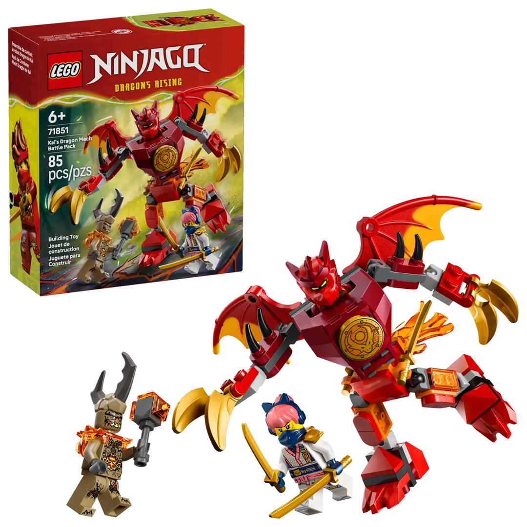 LEGO NINJAGO 71851 Kai`s Dragon Mech