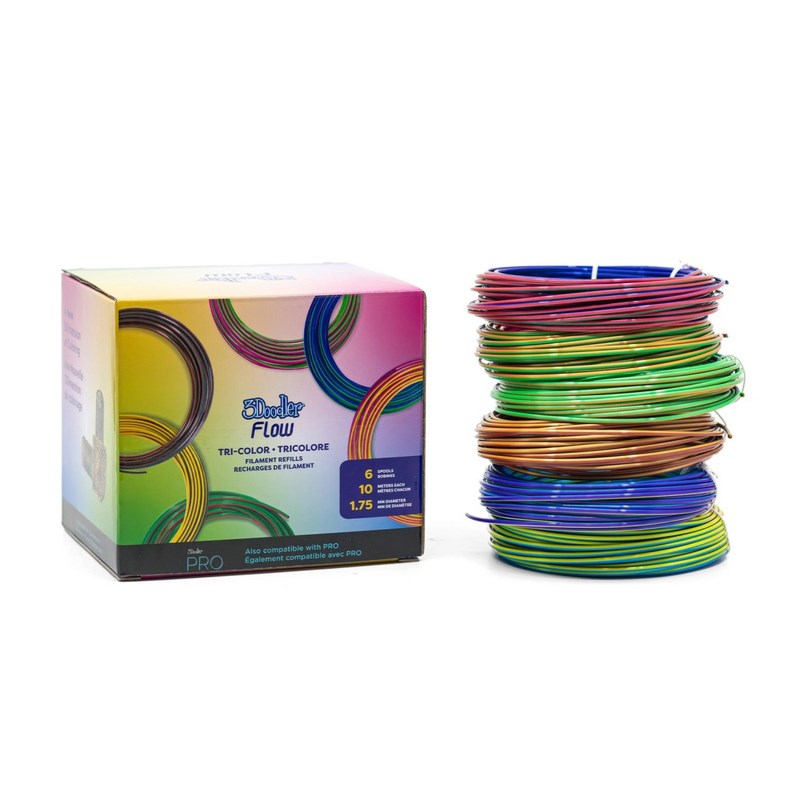 3Doodler Flow Tri-Color 6 szpul PLA