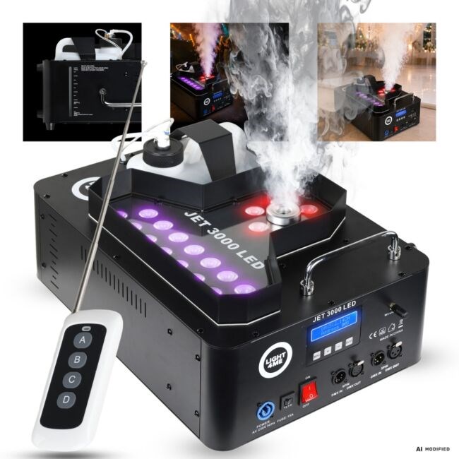 LIGHT4ME JET 3000 LED vertikālā miglas