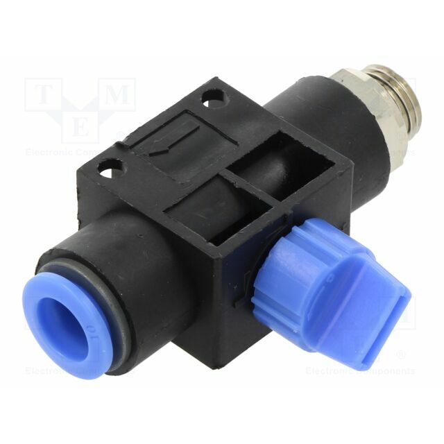 PNEUMAT Shutoff valve; 0÷10bar; nickel plated
