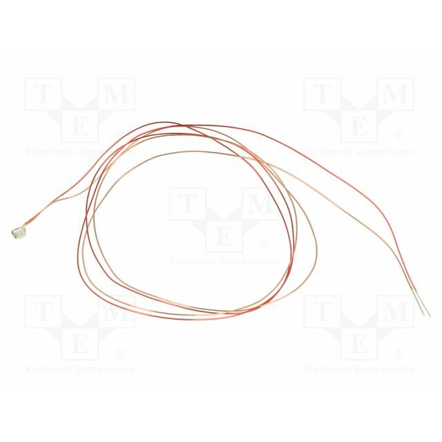 OPTOSUPPLY LED; red; 120°; 1.6x0