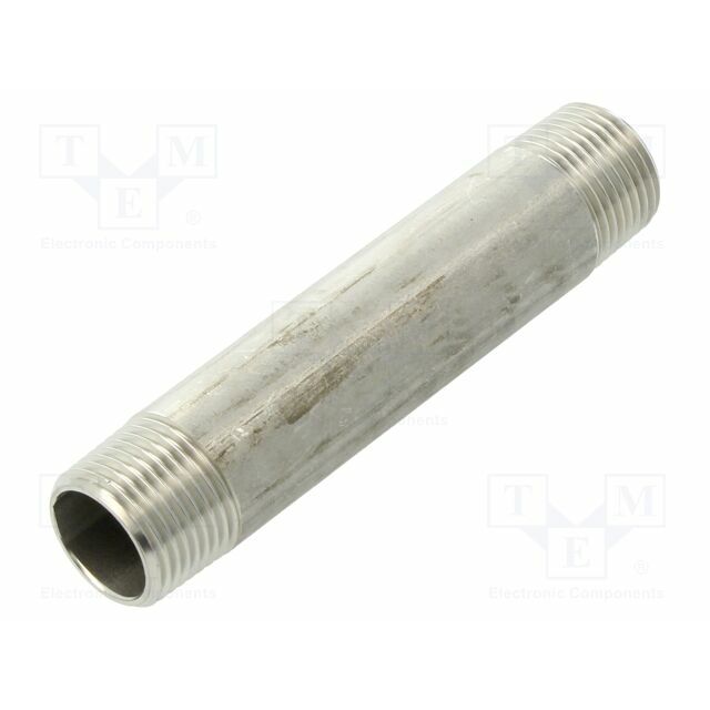 GEBO Splice terminal: connector pipe; stainless