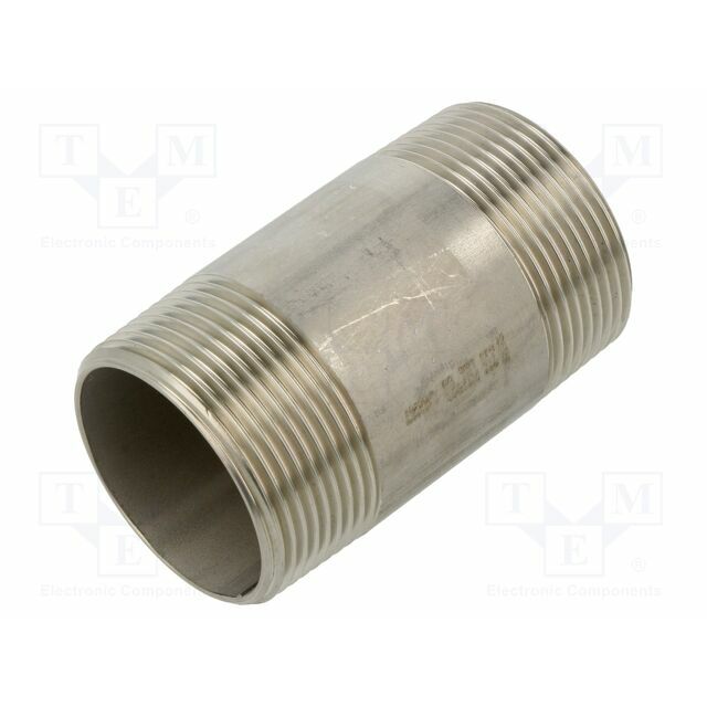 GEBO Splice terminal: connector pipe; stainless
