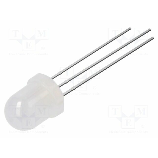 OPTOSUPPLY LED; red,blue; 8mm; 30°
