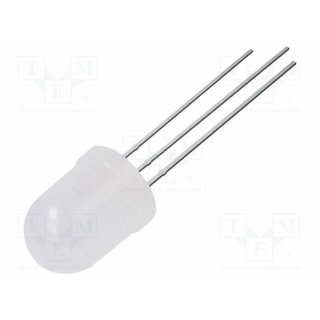 OPTOSUPPLY LED; red,blue; 10mm; 30°