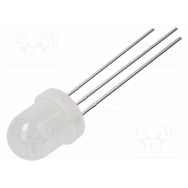 OPTOSUPPLY LED; red,green; 8mm; 30°