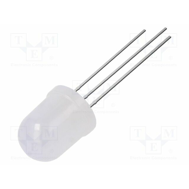 OPTOSUPPLY LED; red,green; 10mm; 30°
