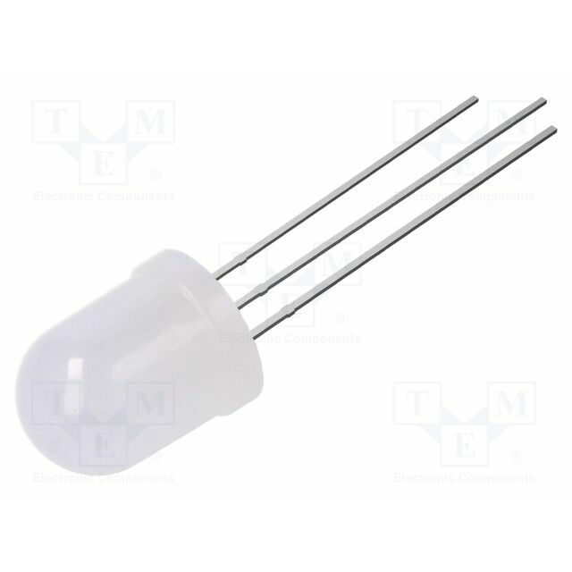 OPTOSUPPLY LED; red,green; 10mm; 30°