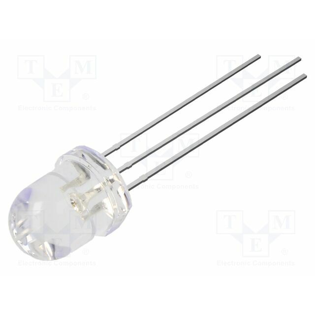 OPTOSUPPLY LED; red,green; 8mm; 30°