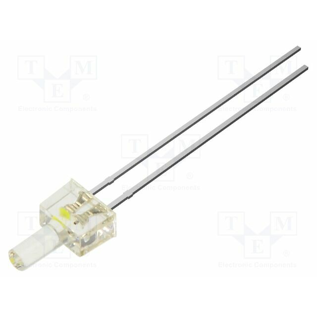 OPTOSUPPLY LED; white cold,red; 2mm