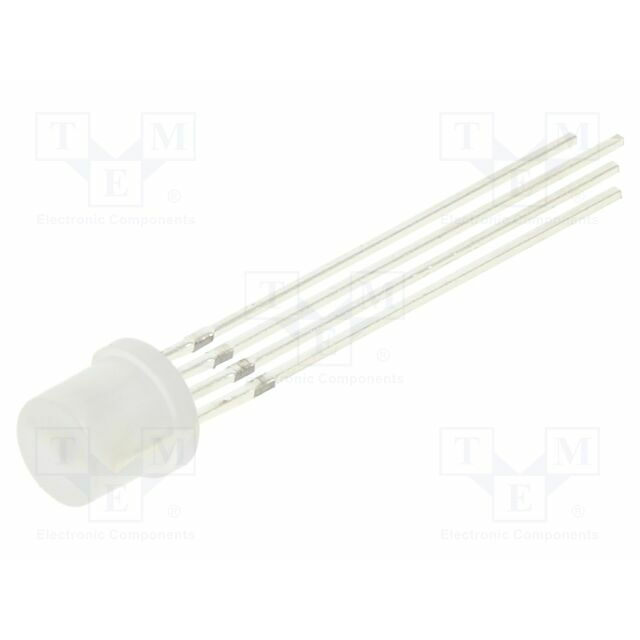 OPTOSUPPLY LED; RGB; 5mm; 140°; Front: