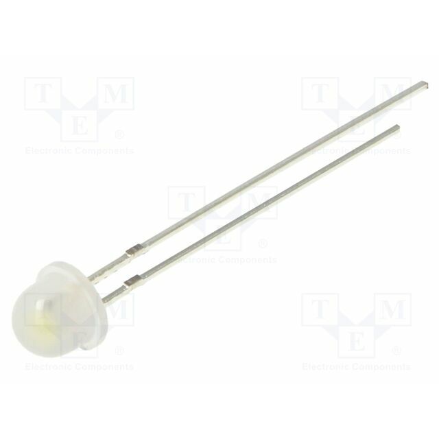OPTOSUPPLY LED; white; 4.8mm; 2180mcd