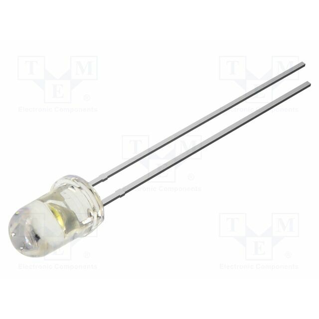 OPTOSUPPLY LED; white; 5mm; 30000mcd; 30°
