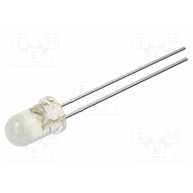 OPTOSUPPLY LED; white; 5mm; 5800mcd; 100°