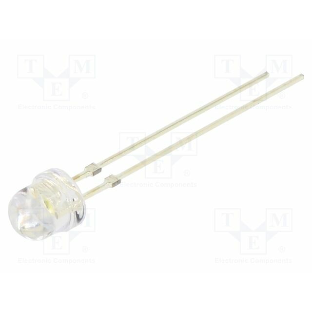 OPTOSUPPLY LED; white; 5mm; 7000mcd; 60°