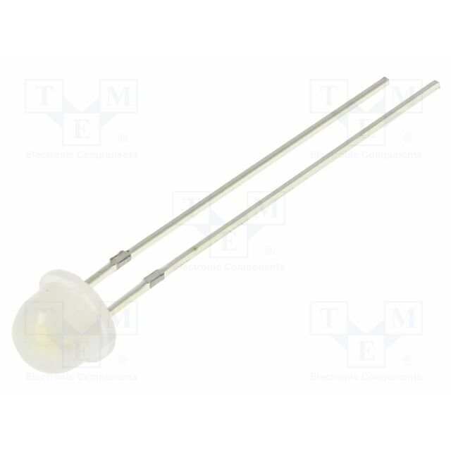 OPTOSUPPLY LED; white cold; 4.8mm