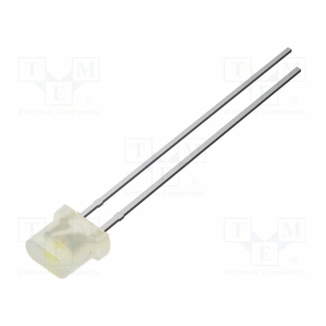 OPTOSUPPLY LED; white cold; 750mcd; 115°