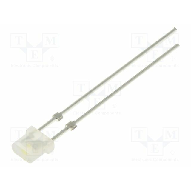 OPTOSUPPLY LED; white cold; 750mcd; 115°