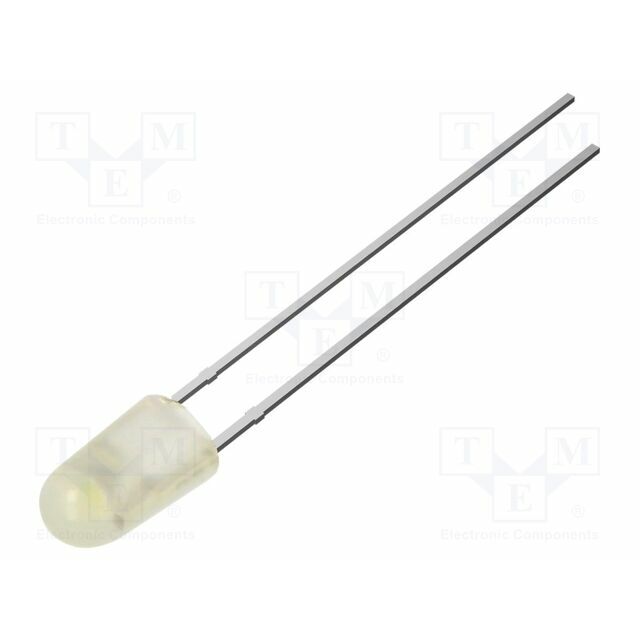 OPTOSUPPLY LED; white cold; oval; 3