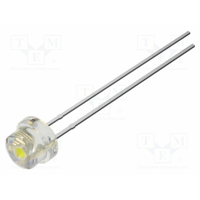 OPTOSUPPLY LED; white cold; 4.8mm