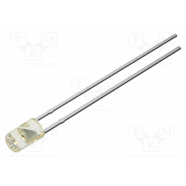 OPTOSUPPLY LED; yellow; 3mm; 220mcd; 140°