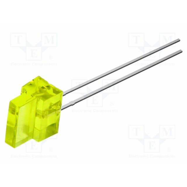 OPTOSUPPLY LED; yellow; 1.8mm; 500mcd