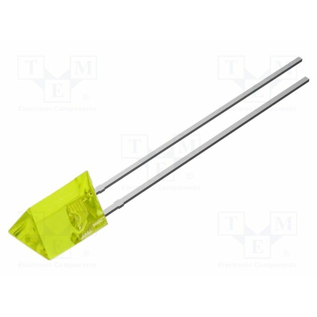 OPTOSUPPLY LED; yellow; 220mcd; 140°; Front:
