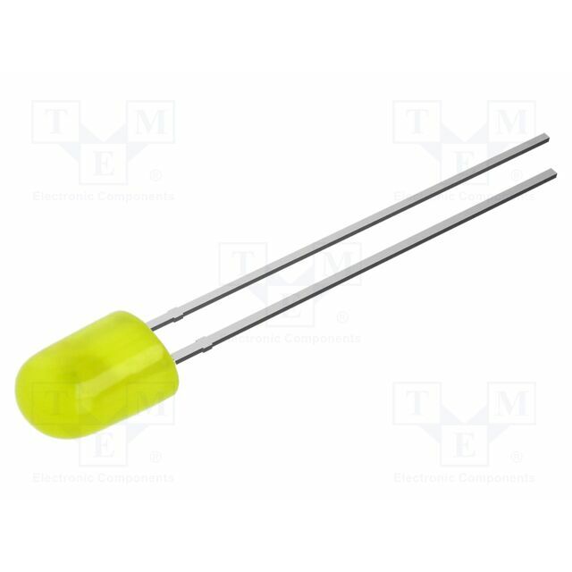 OPTOSUPPLY LED; yellow; oval; 5.2x3