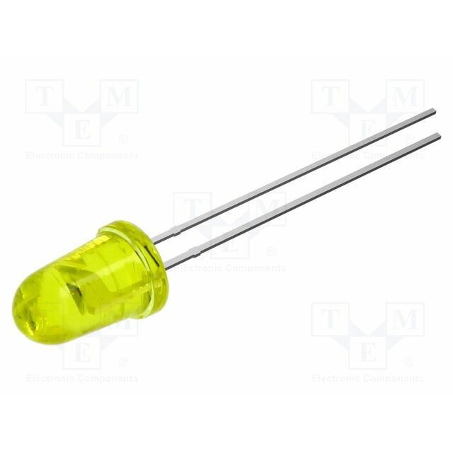 OPTOSUPPLY LED; yellow; 5mm; 7000mcd; 30°