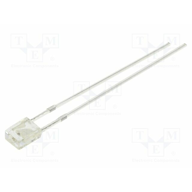 OPTOSUPPLY LED; yellow; rectangular; 2x3x4mm; 180mcd