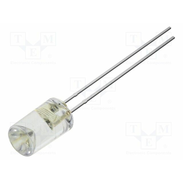 OPTOSUPPLY LED; yellow; 5mm; 100mcd; 120°