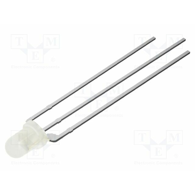 OPTOSUPPLY LED; red,green; 3mm; 60°