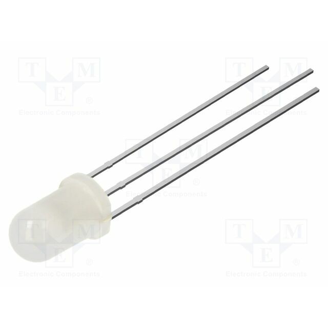 OPTOSUPPLY LED; red,green; 5mm; 60°