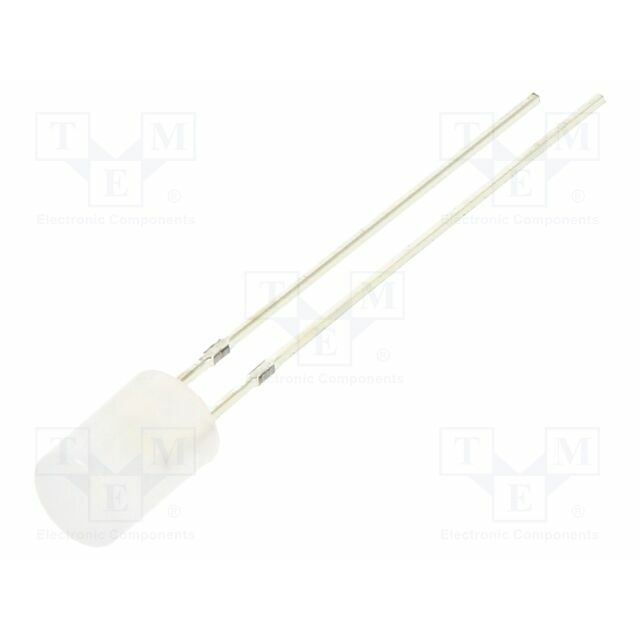 OPTOSUPPLY LED; white; 5mm; 150mcd; 100°