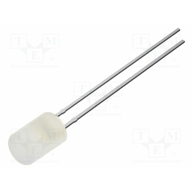 OPTOSUPPLY LED; white cold; 5mm; 150mcd