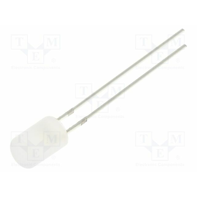 OPTOSUPPLY LED; white cold; 5mm; 150mcd