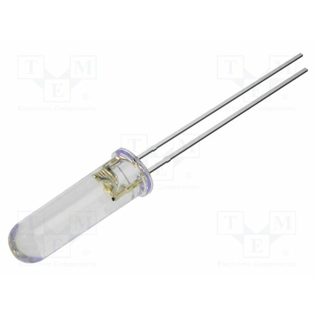 OPTOSUPPLY LED; white cold; 5mm; 4200mcd