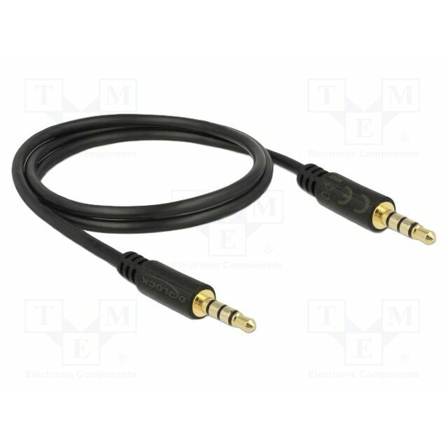 Cable; Jack 3,5mm 4pin plug