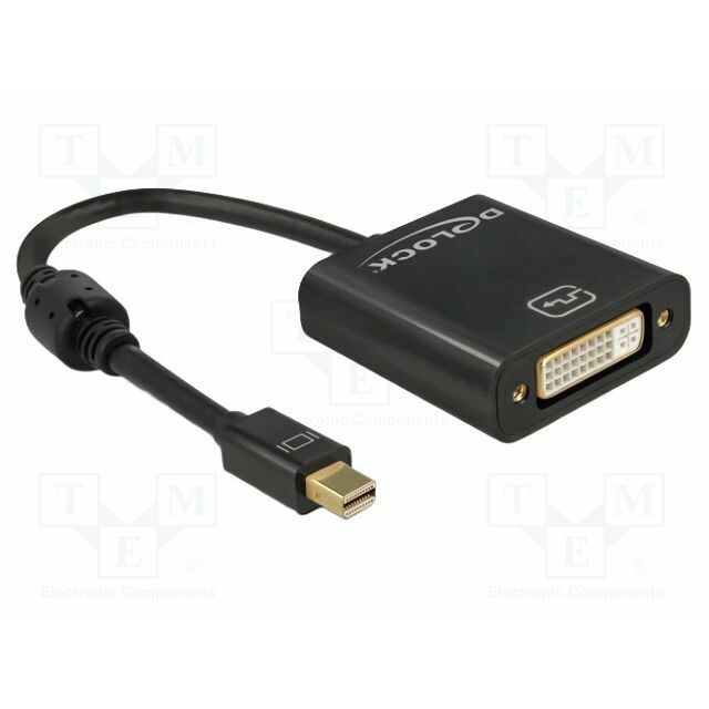 Adapter; DVI-I (24+5) socket,mini DisplayPort