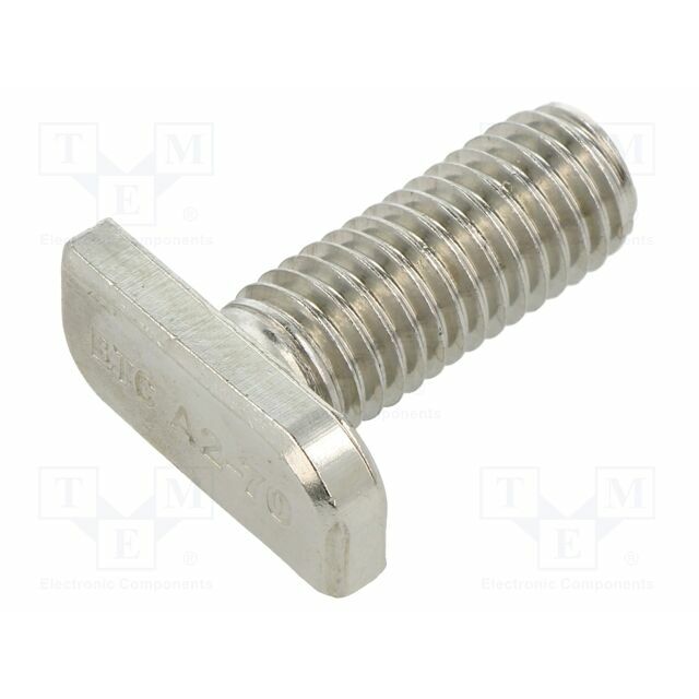 KRAFTBERG Screw; M10; M10x25; Head: T-slot