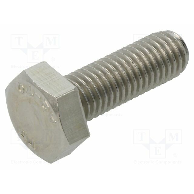 KRAFTBERG Screw; M10; M10x30; Head: hexagonal