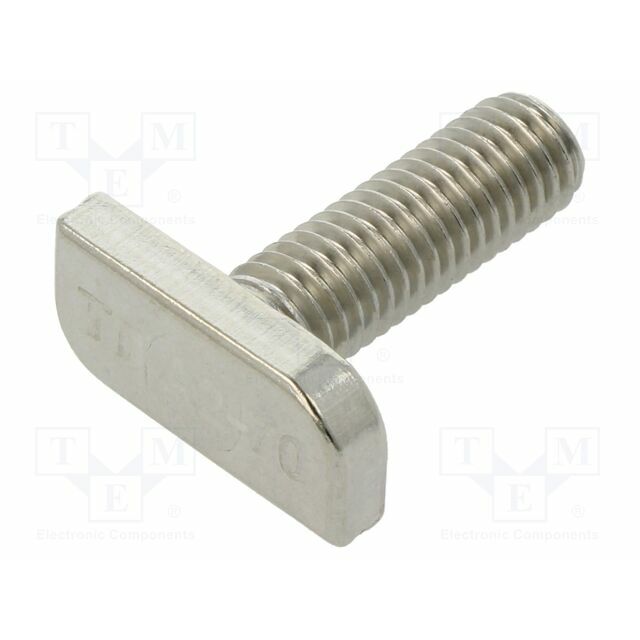 KRAFTBERG Screw; M8; M8x25; Head: T-slot