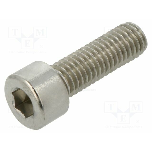 KRAFTBERG Screw; M8; M8x25; Head: knurled