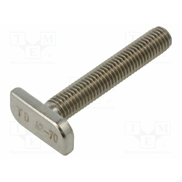 KRAFTBERG Screw; M8; M8x50; Head: T-slot