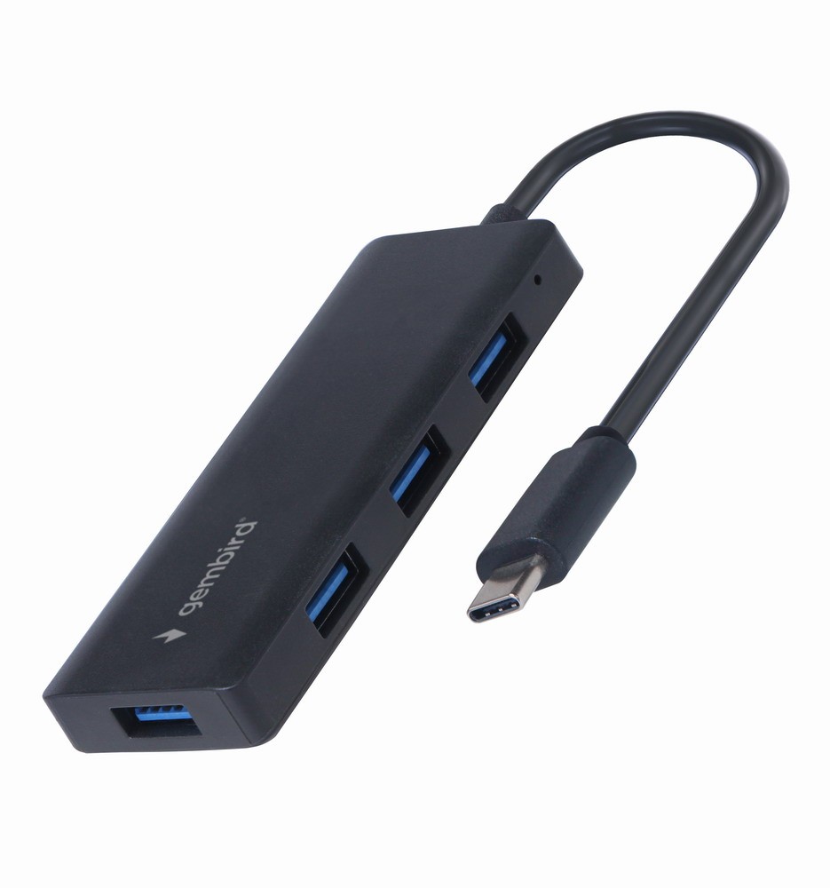 Gembird UHB-CM-U3P4-02 4-portu USB-C centrmezgls USB