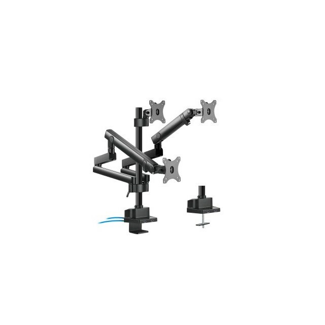 MACLEAN Triple Stand For 3 Monitor