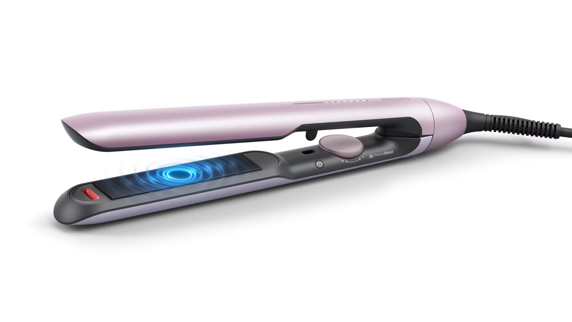 PHILIPS ThermoShield matu taisnotājs , gaiši rozā