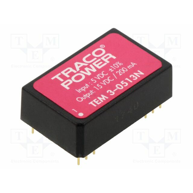 TRACO POWER Converter: DC/DC; 3W; Uin:
